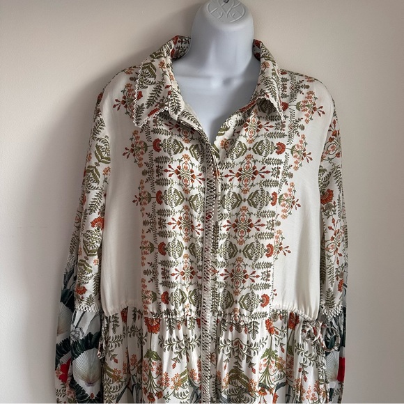 Anthropologie Women’s Eleanora Buttondown Maxi Shirt Dress Size XL - Picture 4 of 13